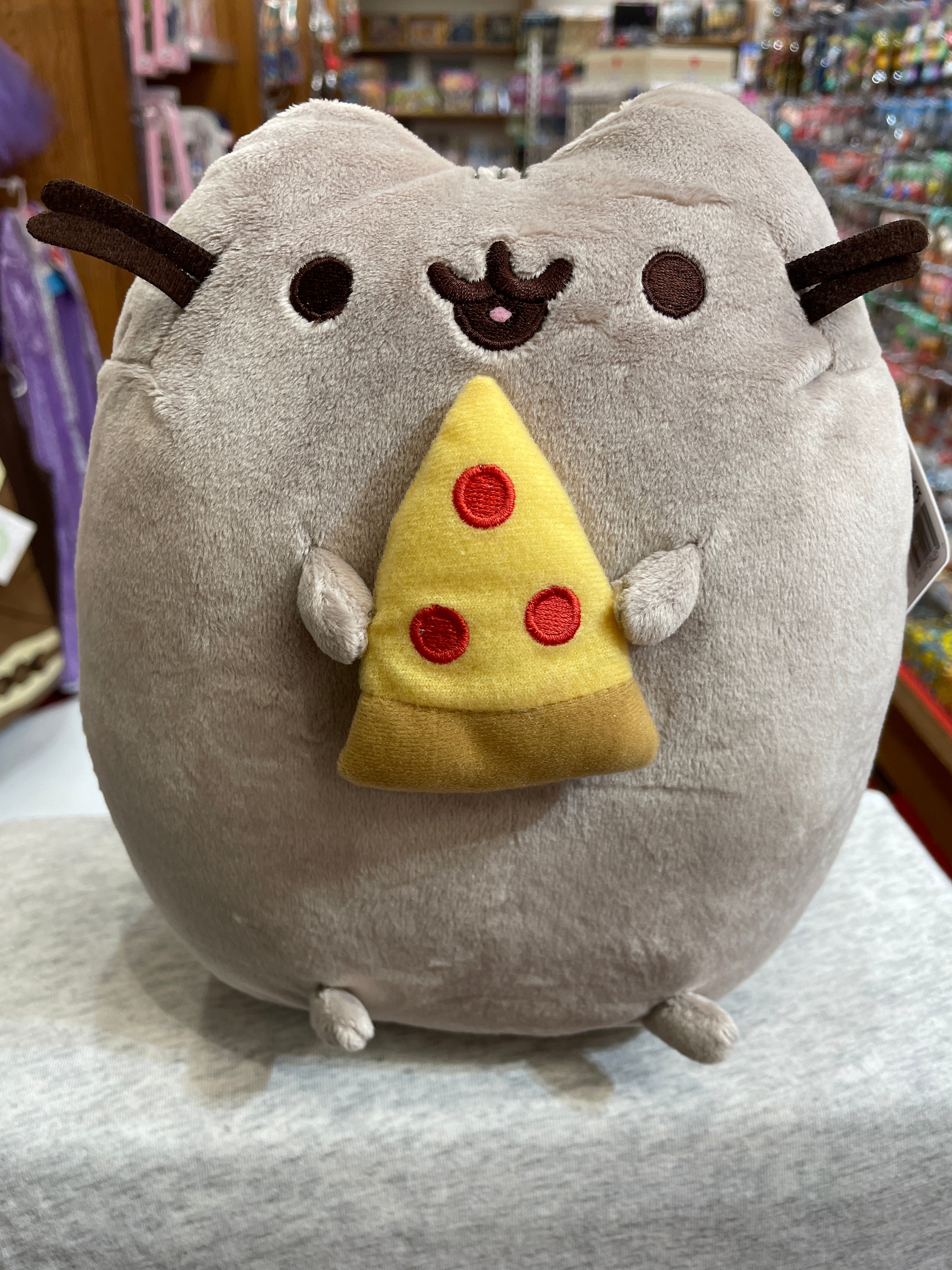 Gund Pusheen Snackable Pizza Plush 9.5 Sausalito Ferry Co