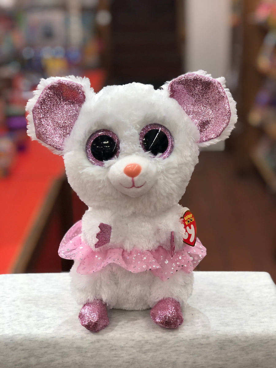 Ty Beanie Boo Medium Nina White Ballerina Mouse Plush 13 – Page 6