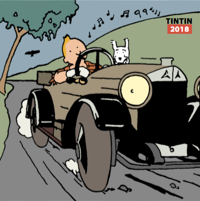 Tintin, Hergé et les Autos - Challenges