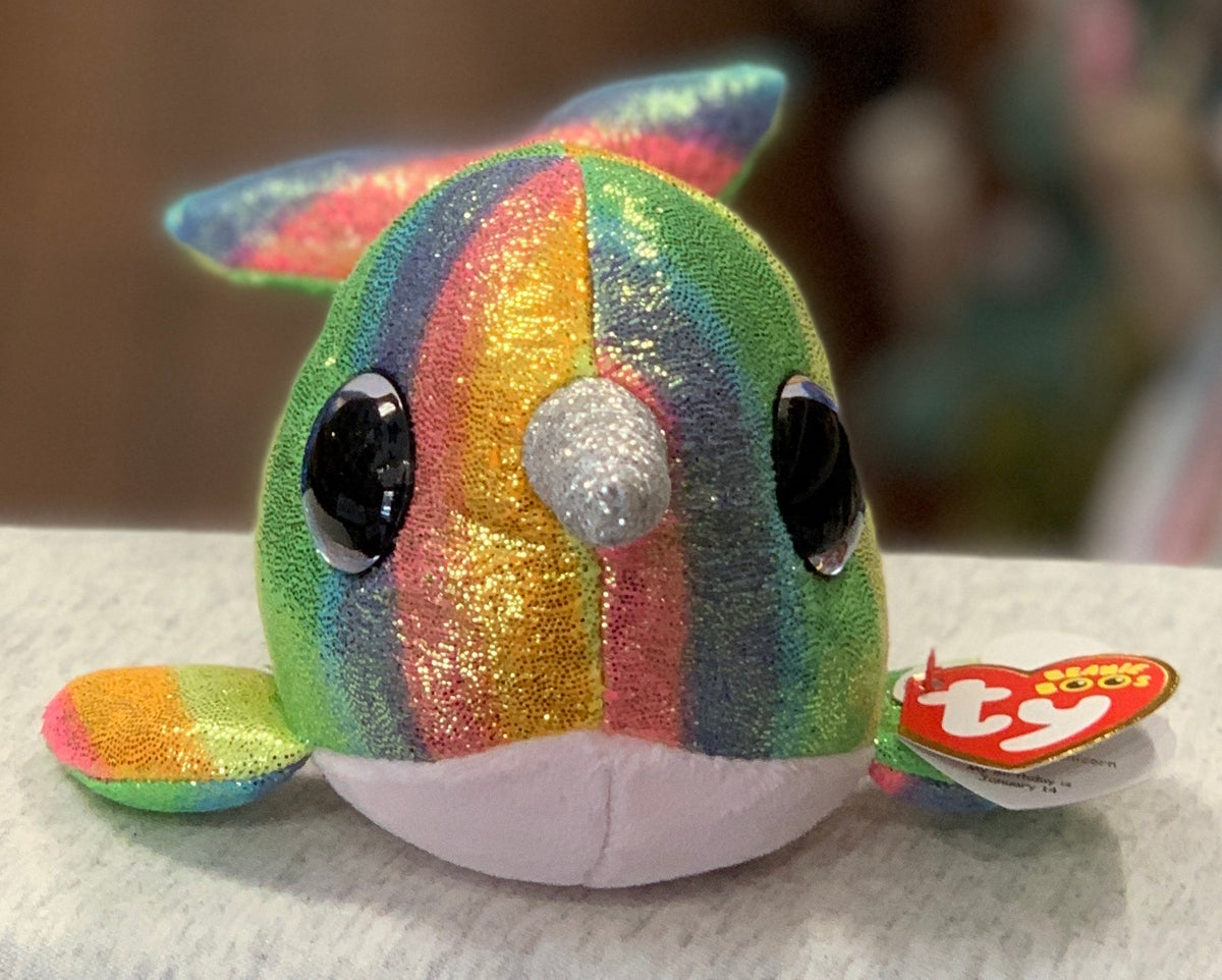 Rainbow narwhal best sale beanie boo