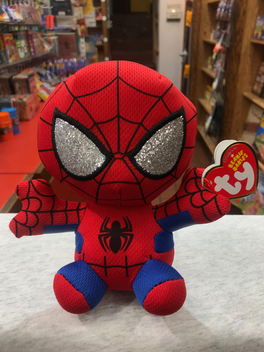 Peluche Beanie Babies Marvel - Spiderman 15 cm TY : King Jouet