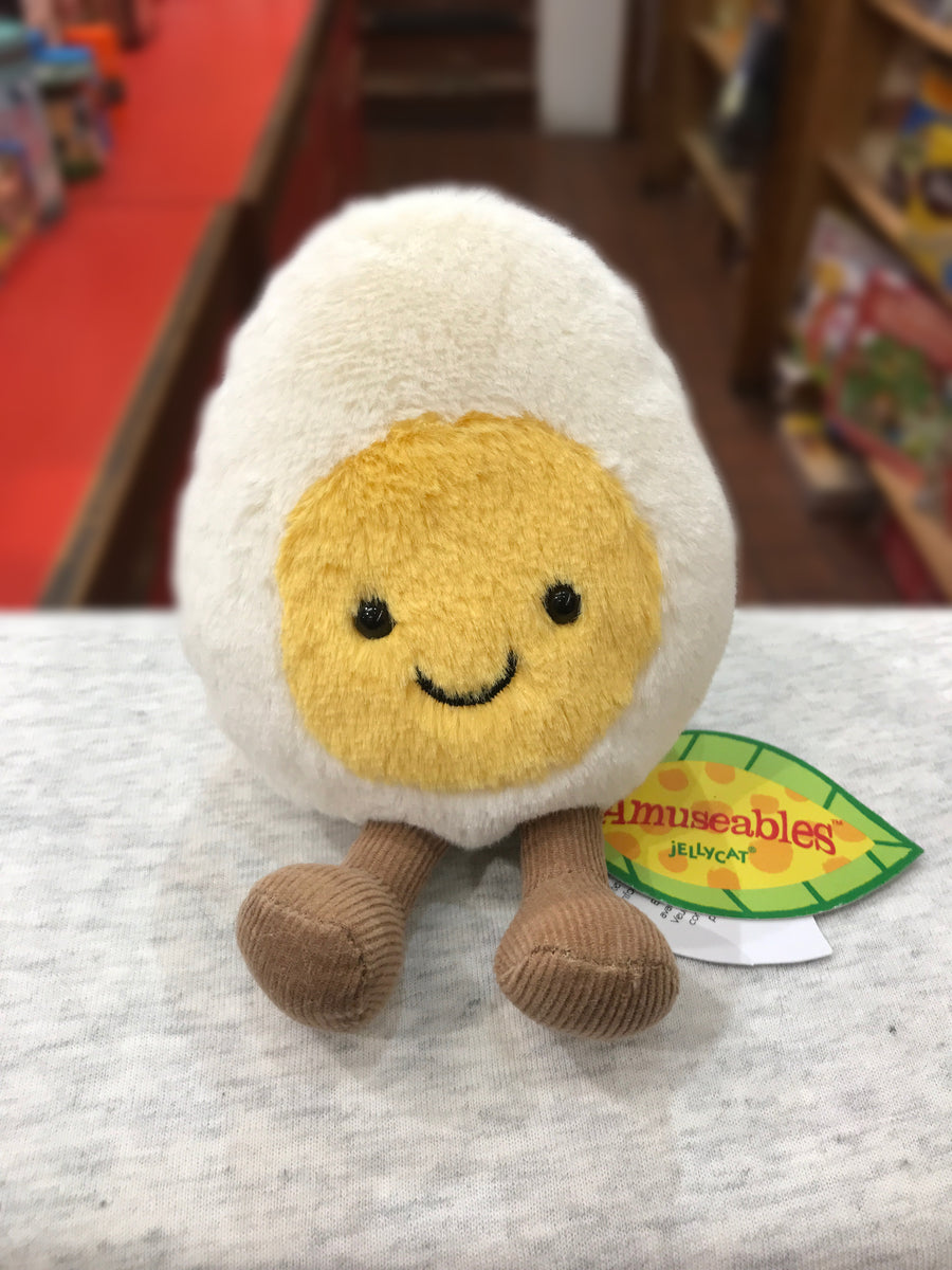 Jellycat Boiled Egg Happy Food Plush, Small 