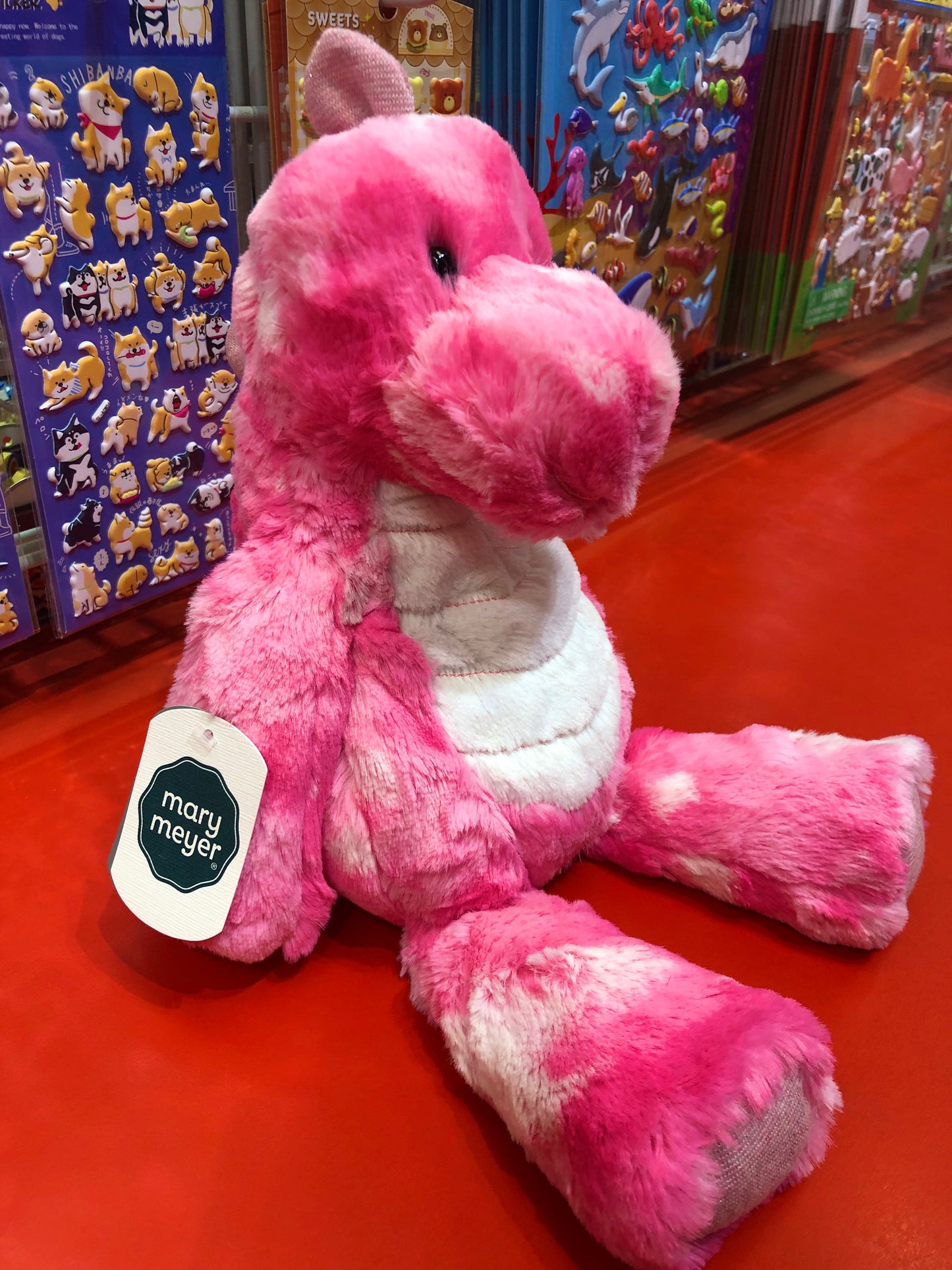 Mary Meyer Marshmallow Cotton Candy Dinosaur Plush 13"