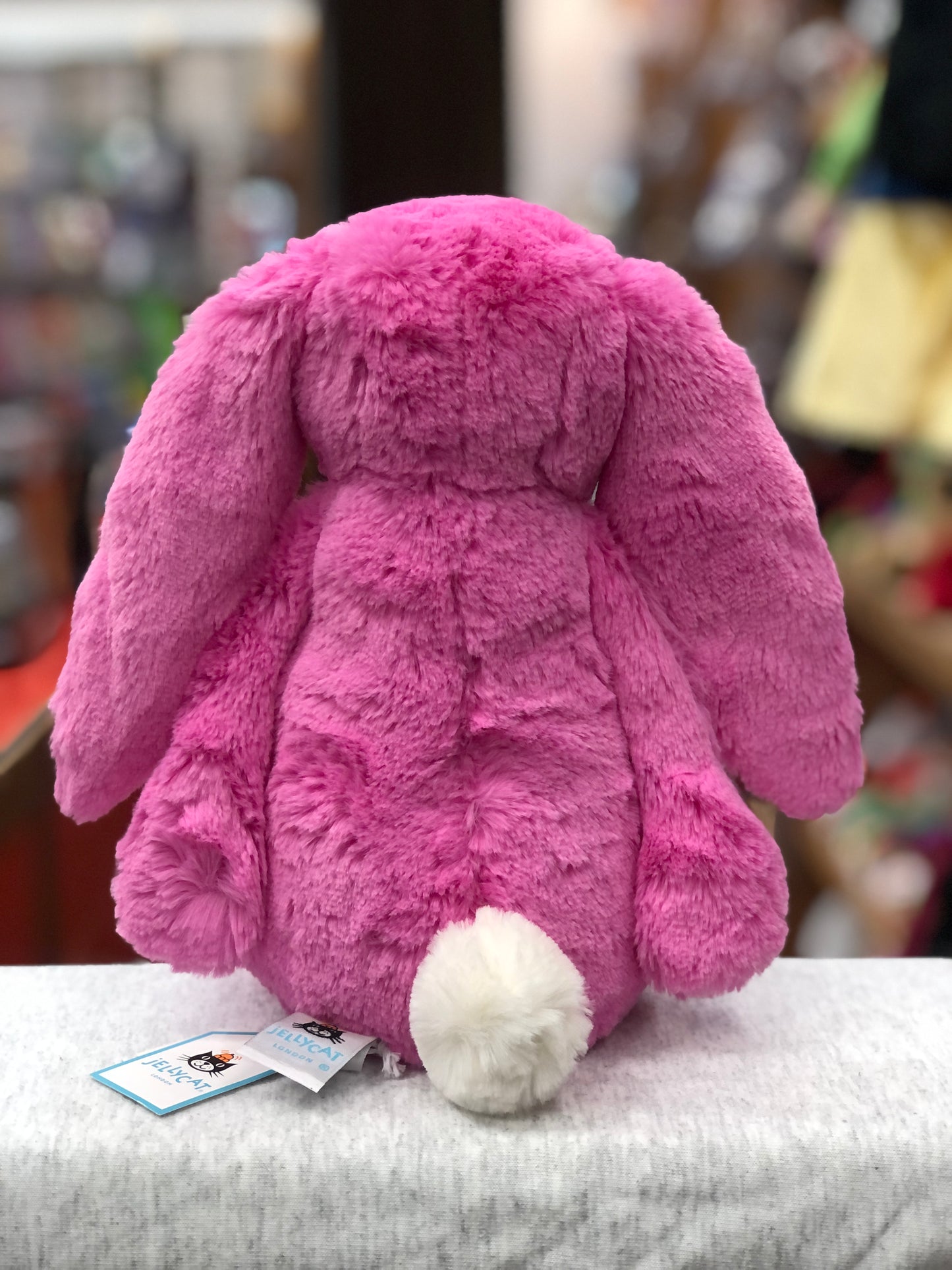 Jellycat Bashful Hot Pink Bunny Medium Plush 12"