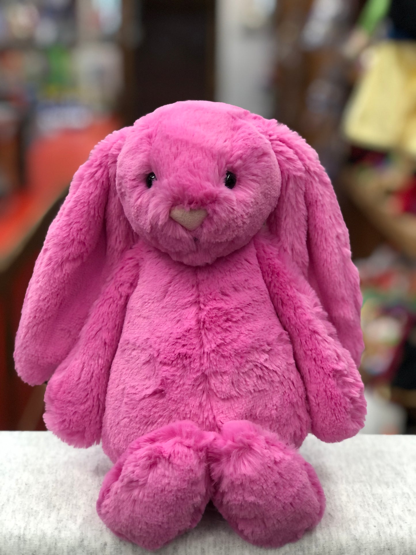 Jellycat Bashful Hot Pink Bunny Medium Plush 12"