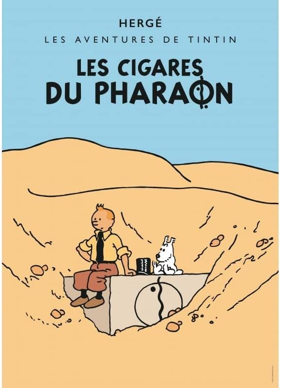 Tintin Postcard: Tintin Les Cigares Du Pharaon Ref. 300916