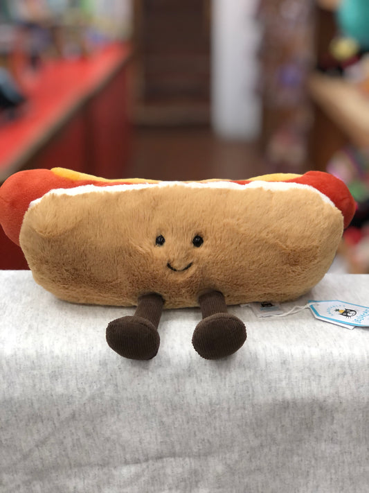 Jellycat Amuseables Hot Dog Plush 10"