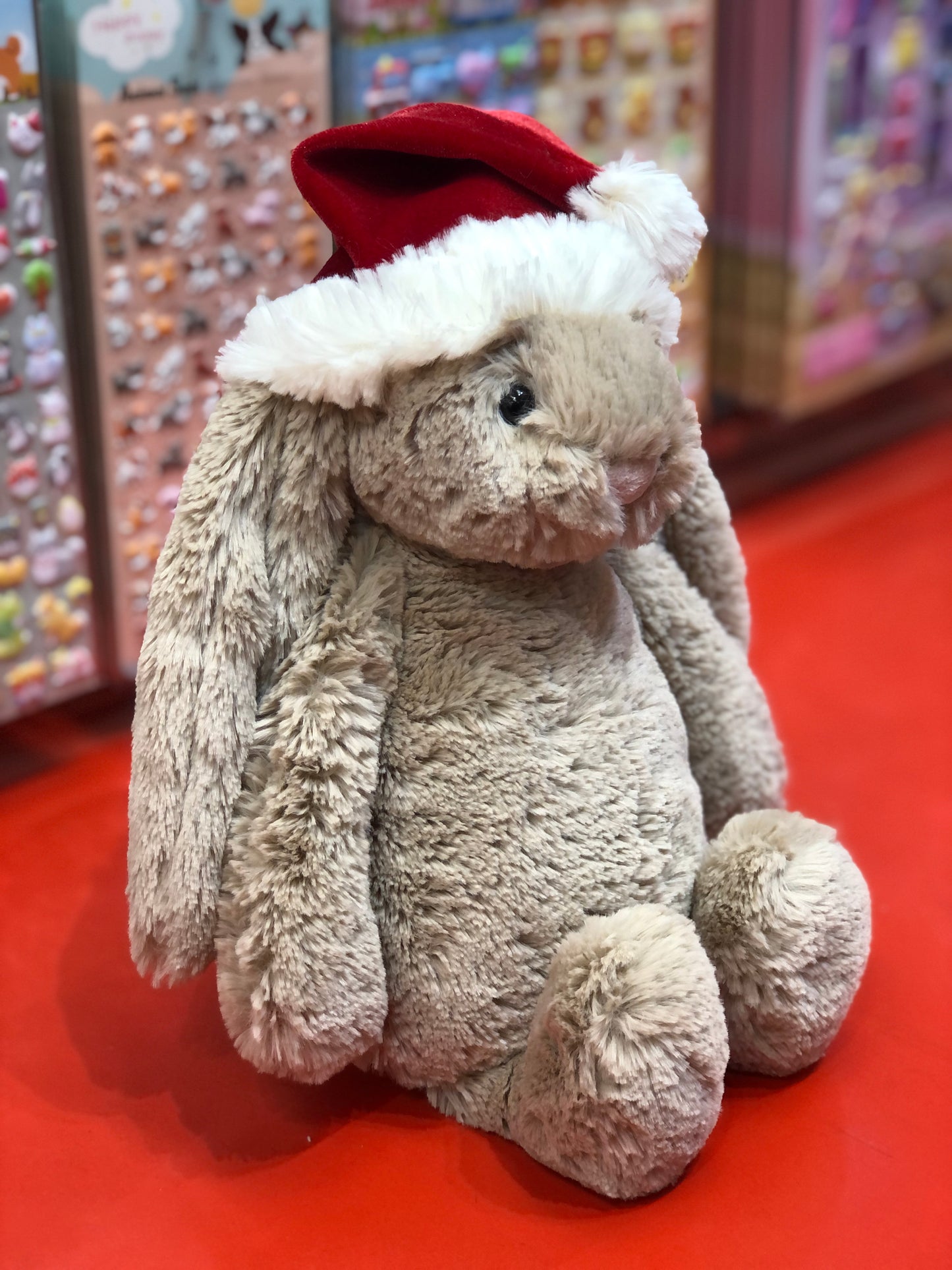 Jellycat Bashful Christmas Bunny Plush 12"