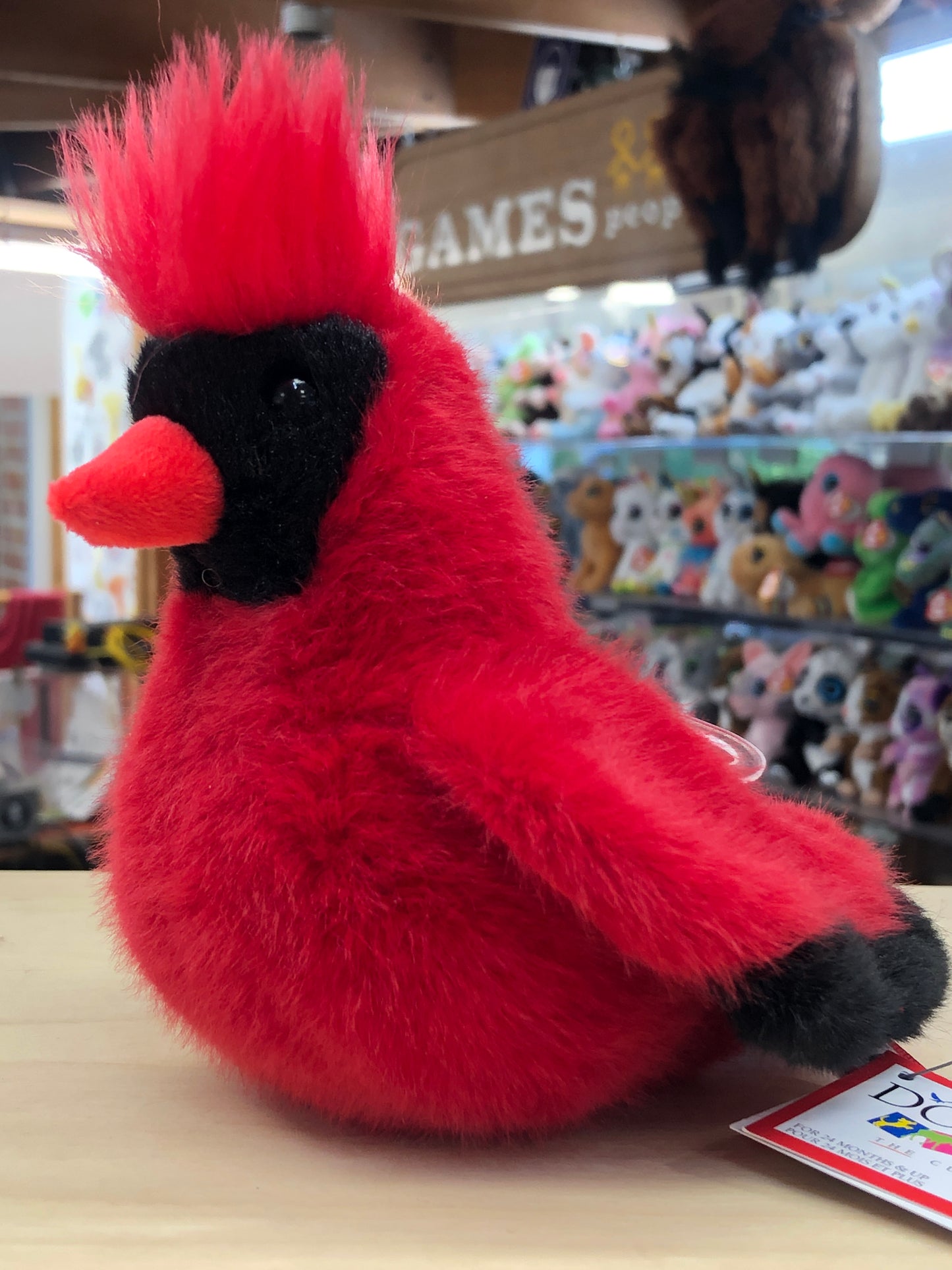 Douglas Carmine Cardinal Bird Plush 6"