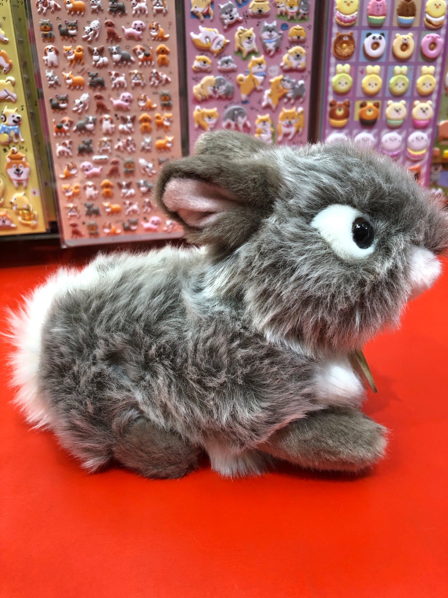 Aurora Miyoni Tots Grey Baby Bunny Plush 7"