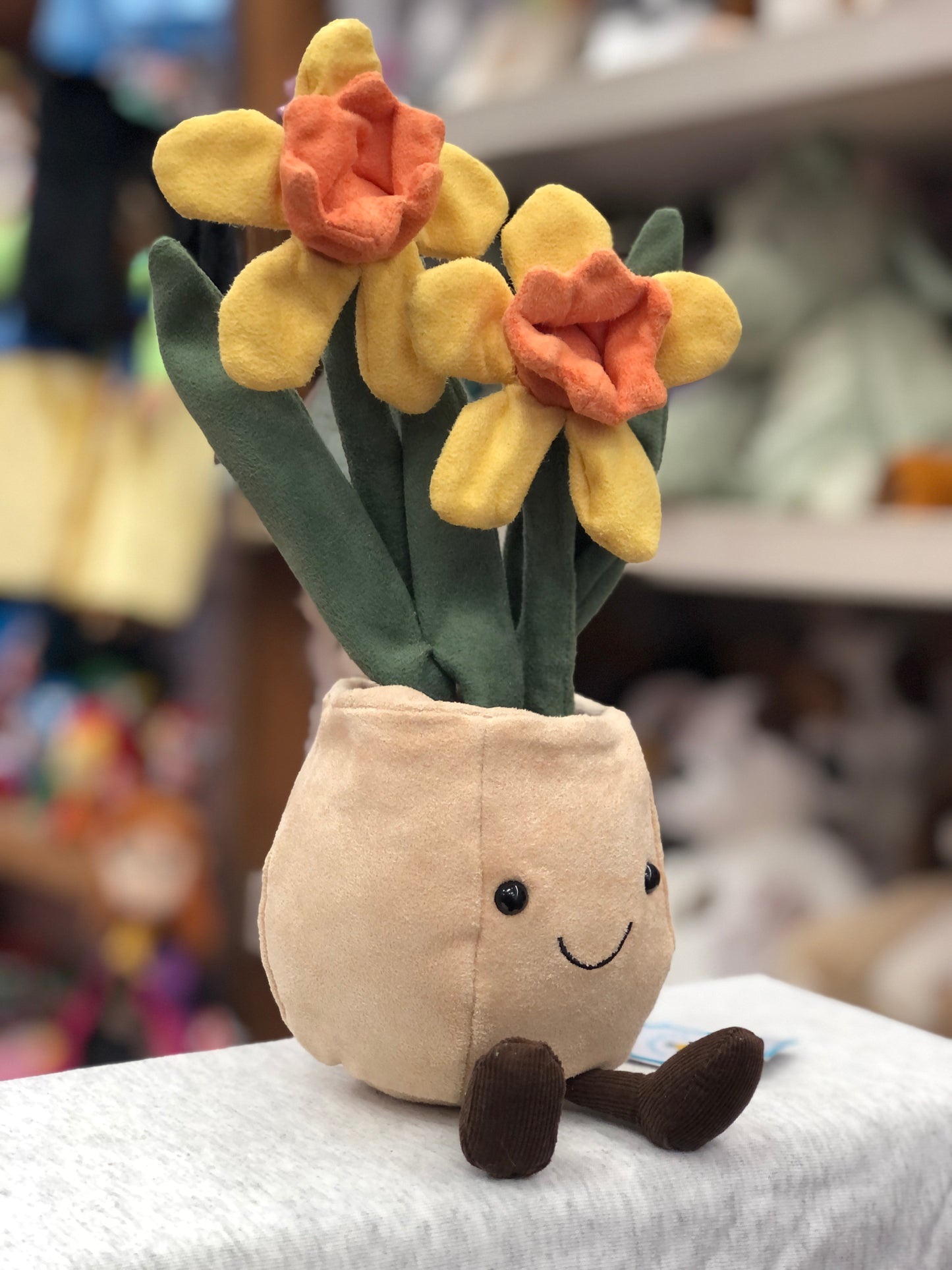 Jellycat Amuseable Daffodil Pot Plush 11"