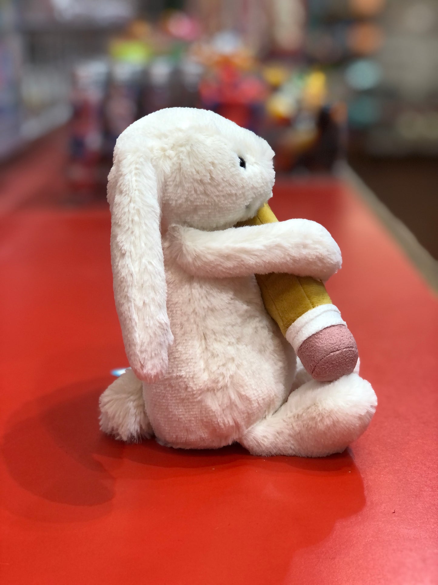 Jellycat Bashful Bunny with Pencil Plush 7"