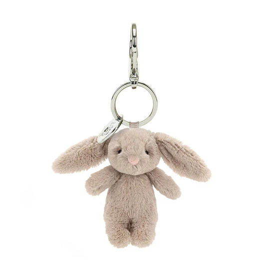 Jellycat Bashful Beige Bunny Bag Charm 2"