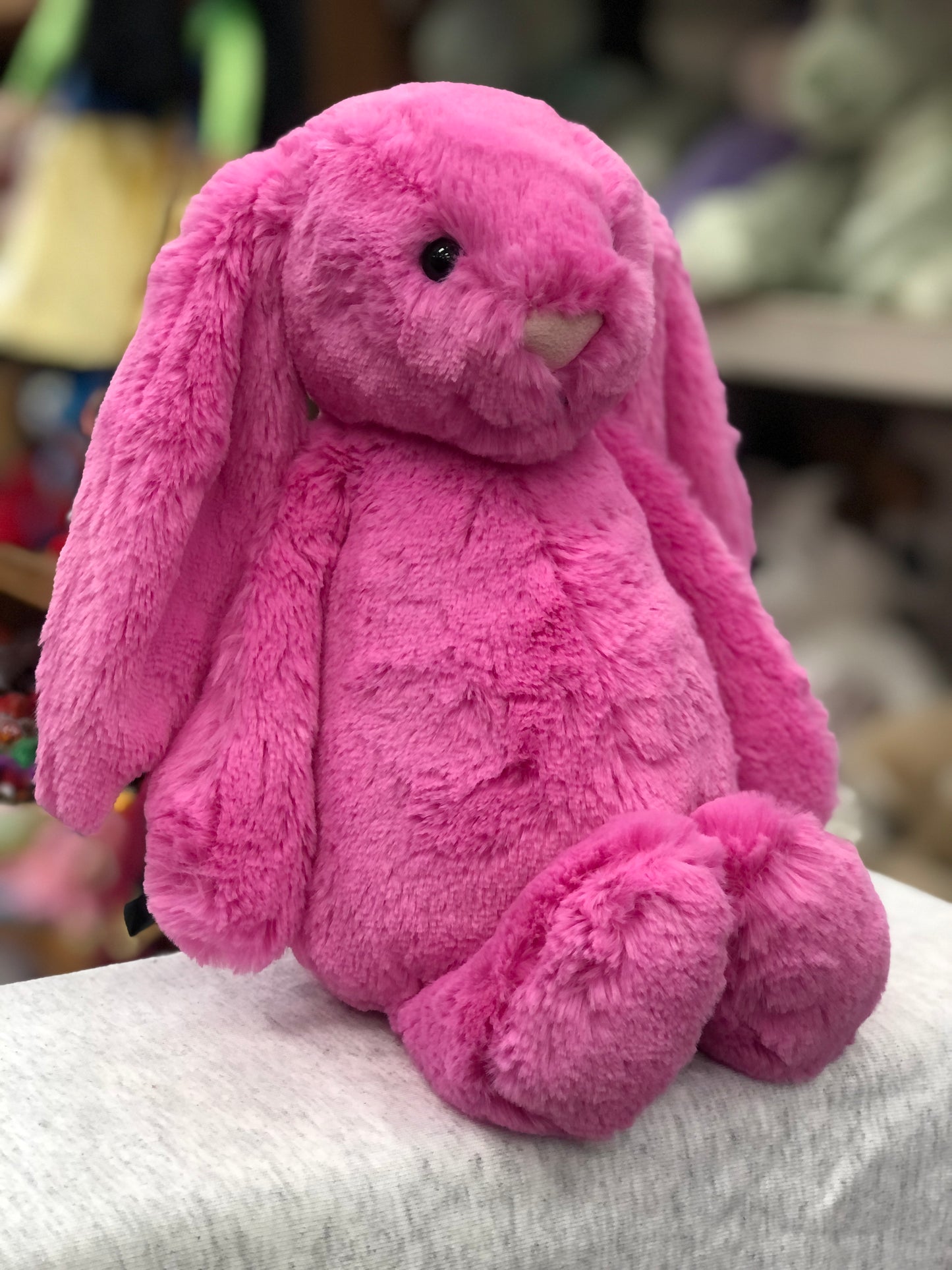 Jellycat Bashful Hot Pink Bunny Medium Plush 12"