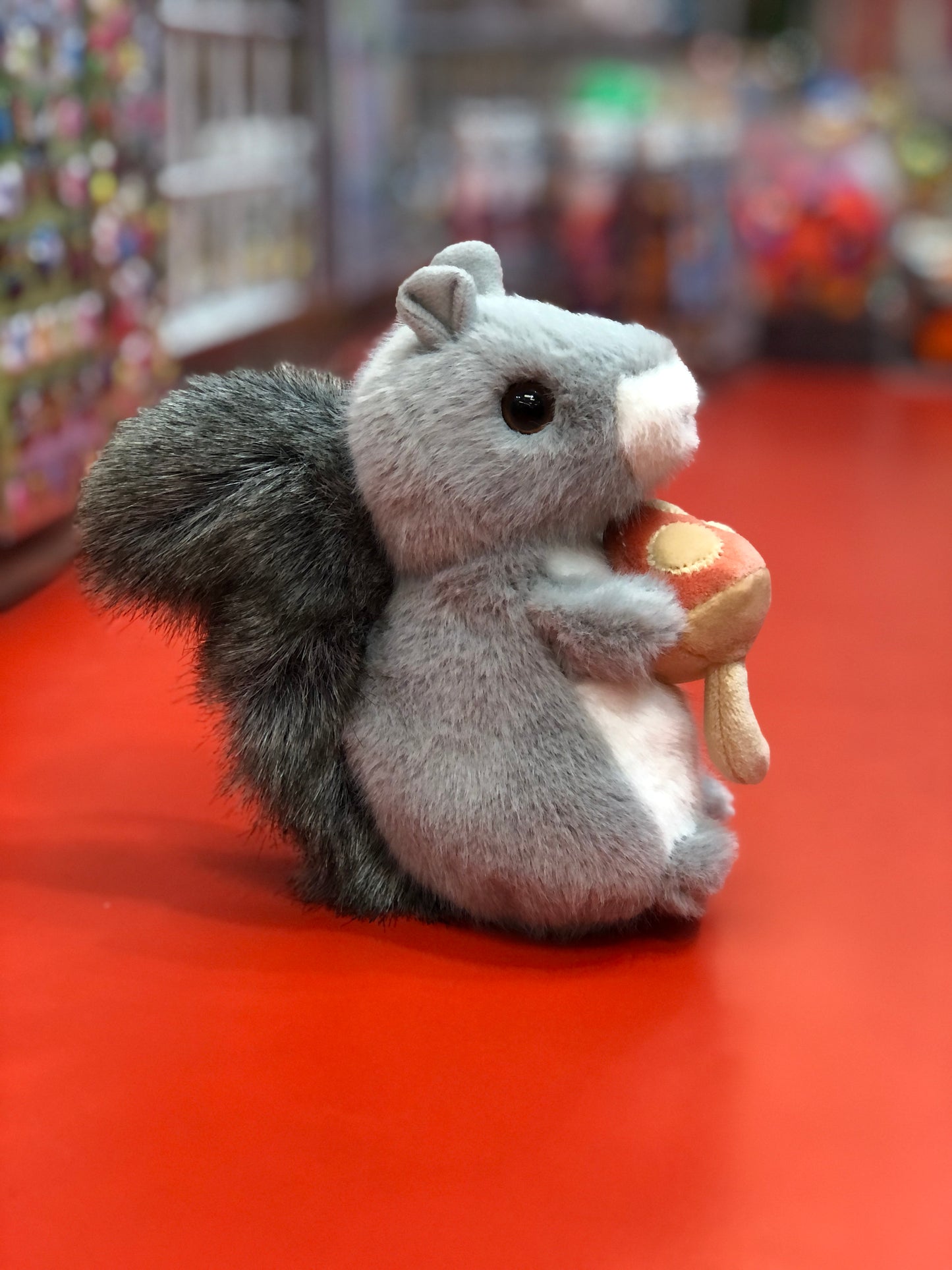 Douglas Squirrel with Mushroom Plush 6"