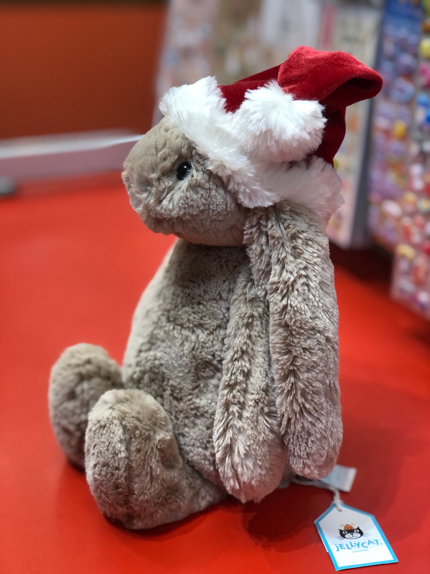 Jellycat Bashful Christmas Bunny Plush 12"