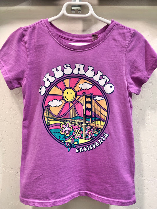 Sausalito Golden Gate Boogie Shoes Girls' Short Sleeve T Shirt