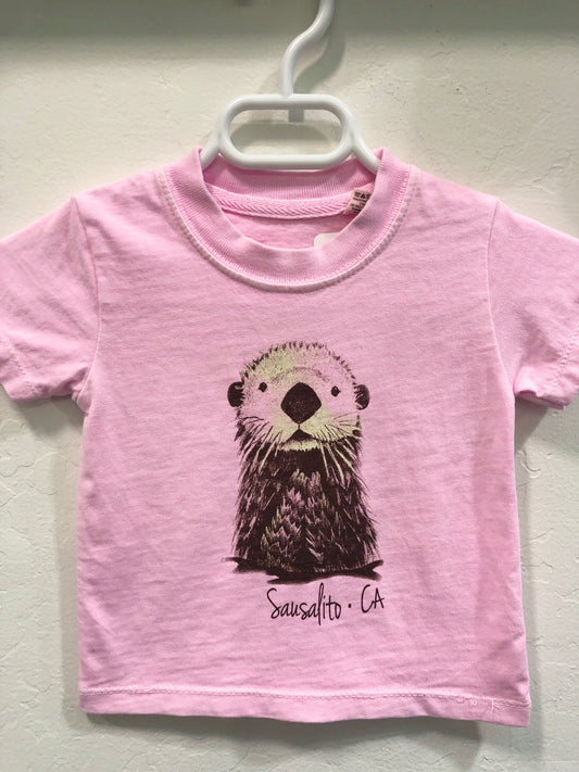 Sausalito Hide N Seek Sea Otter Infant's Short Sleeve T Shirt