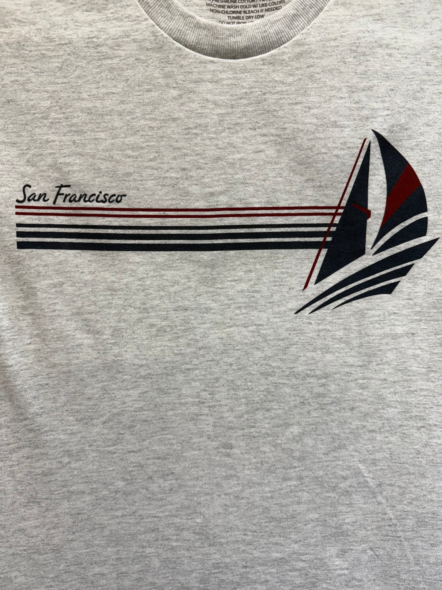 San Francisco Retro Sailing Short Sleeve Unisex T Shirt