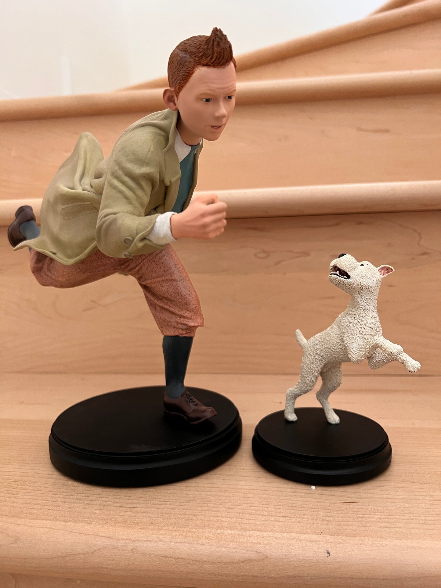 Tintin and Snowy Figure Set From "The Secret of the Unicorn" Movie 2011