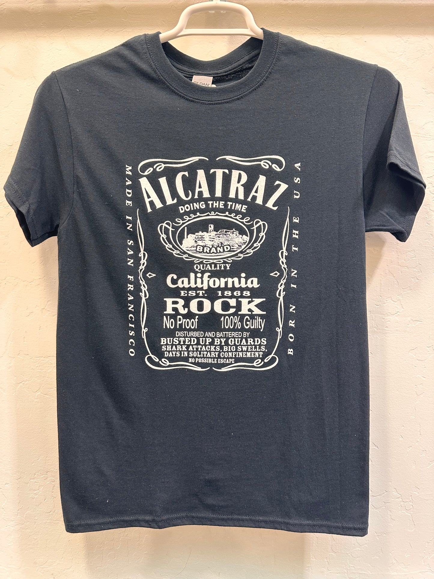 San Francisco Alcatraz Jack's Back Unisex Short Sleeve T Shirt