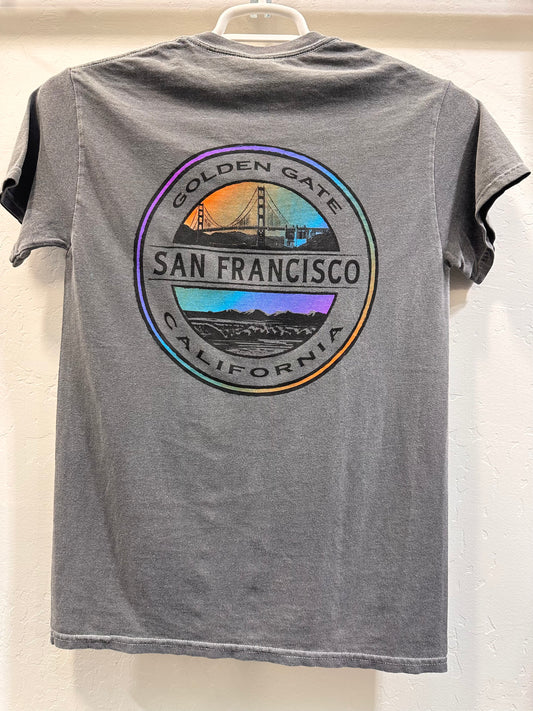 San Francisco Geo Seal Unisex Short Sleeve T Shirt