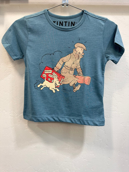 Tintin Homecoming Kid's T Shirt