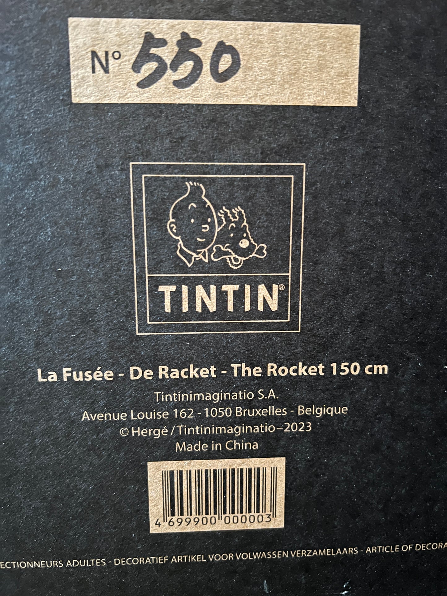 Tintin Moon Rocket 150cm Ref. 46999 Series 2022