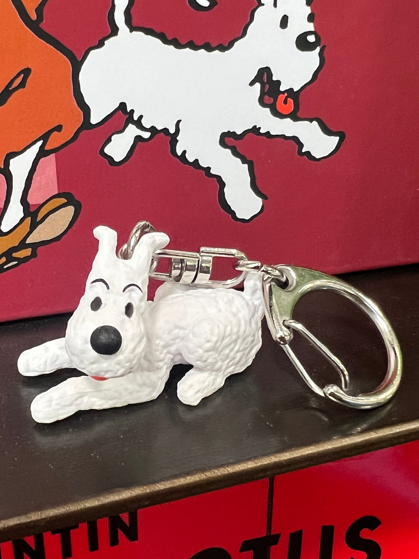 Laying Snowy 4cm Keychain Mini Figure Ref.42431