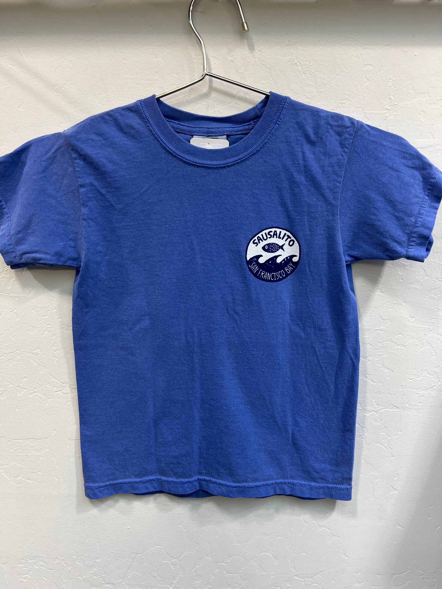 Fish Wave Sausalito Kids Short Sleeve T Shirt