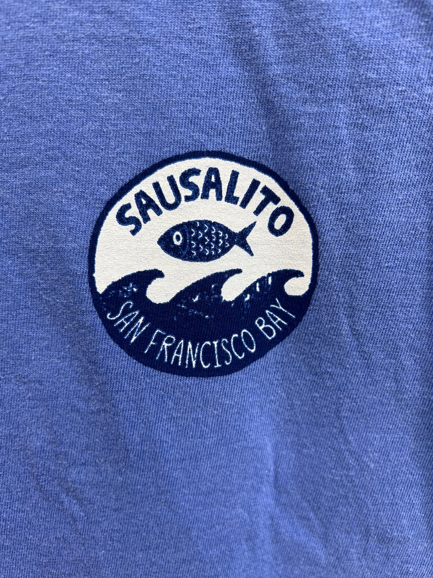 Fish Wave Sausalito Kids Short Sleeve T Shirt