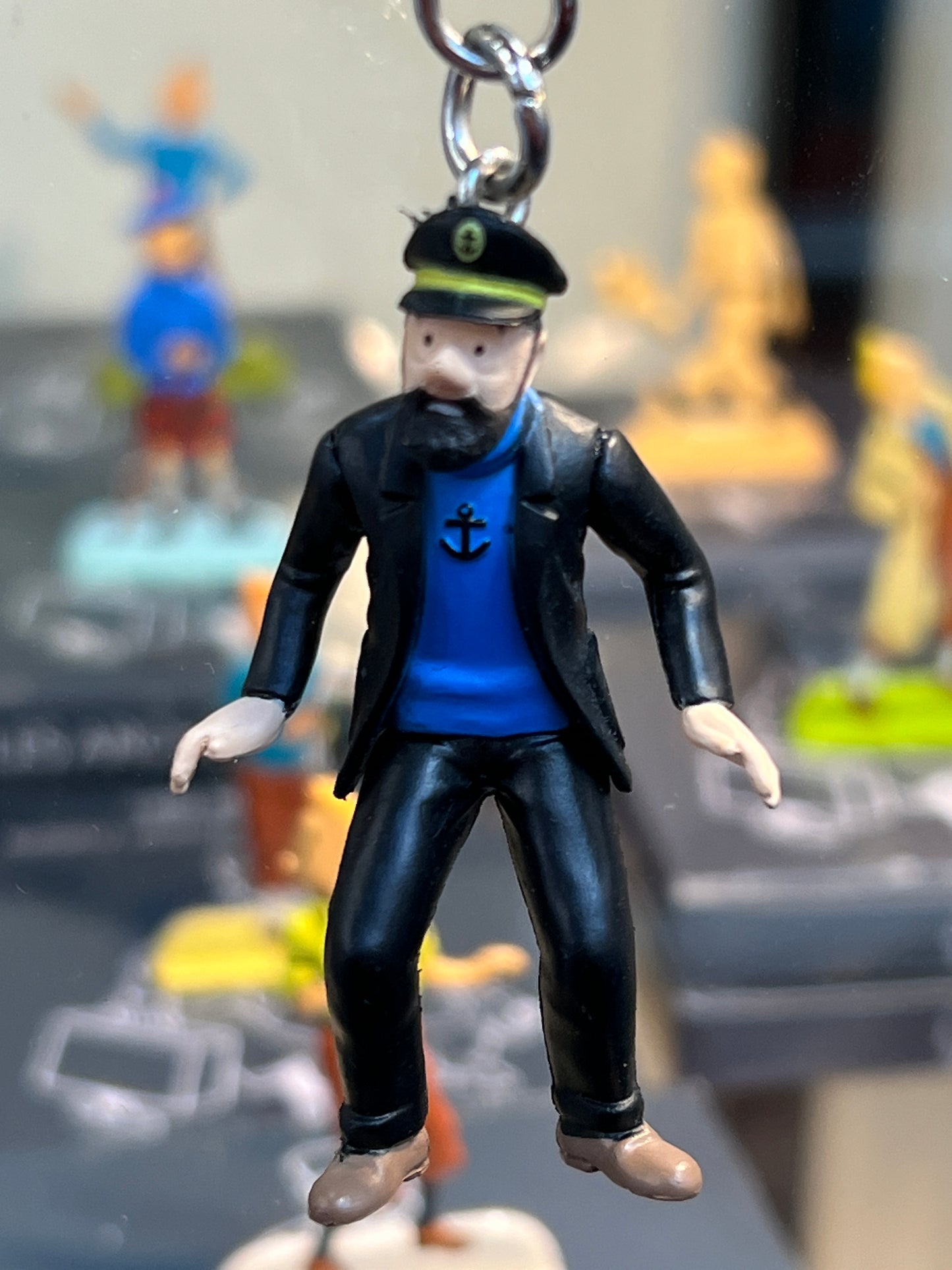 Surprised Capt. Haddock Keychain Mini Figure Ref. 42435