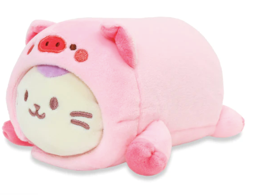 Anirollz Pig Lavender Kittiroll 6" Small Plush