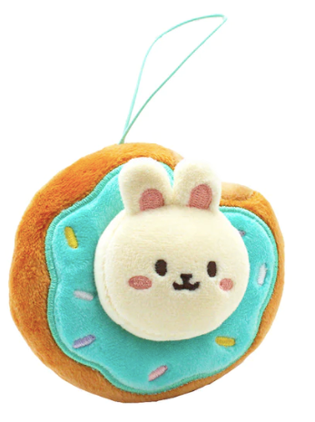 Anirollz Donut Bunniroll  Plush Keychain