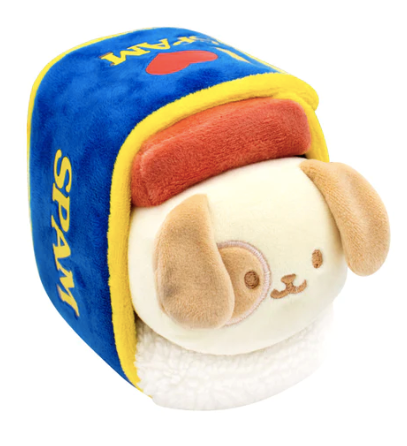 Anirollz x SPAM® Brand | Puppiroll 6” Small Blanket Plush