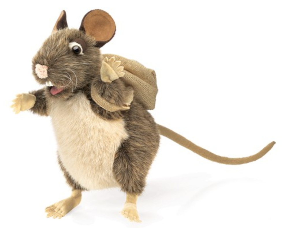 Folkmanis Pack Rat Puppet 12"