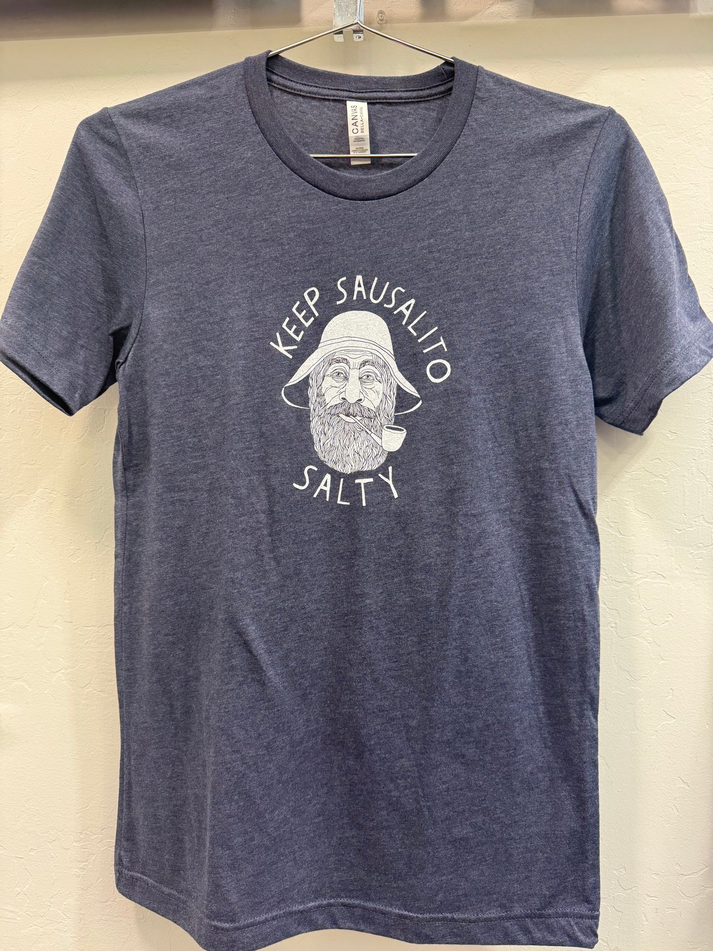 Blue "Keep Sausalito Salty" Unisex T Shirt