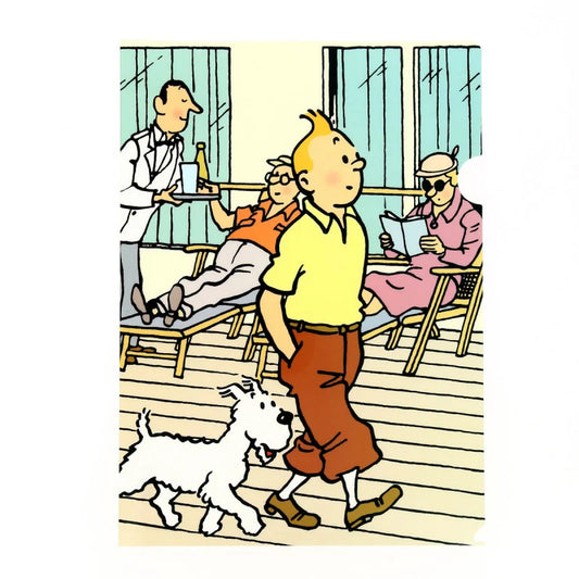 Tintin and Snowy Walking A4 File Folder Ref. 15105