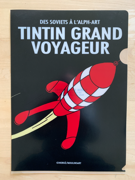 Tintin Moon Rocket A4 File Folder Ref. 15122