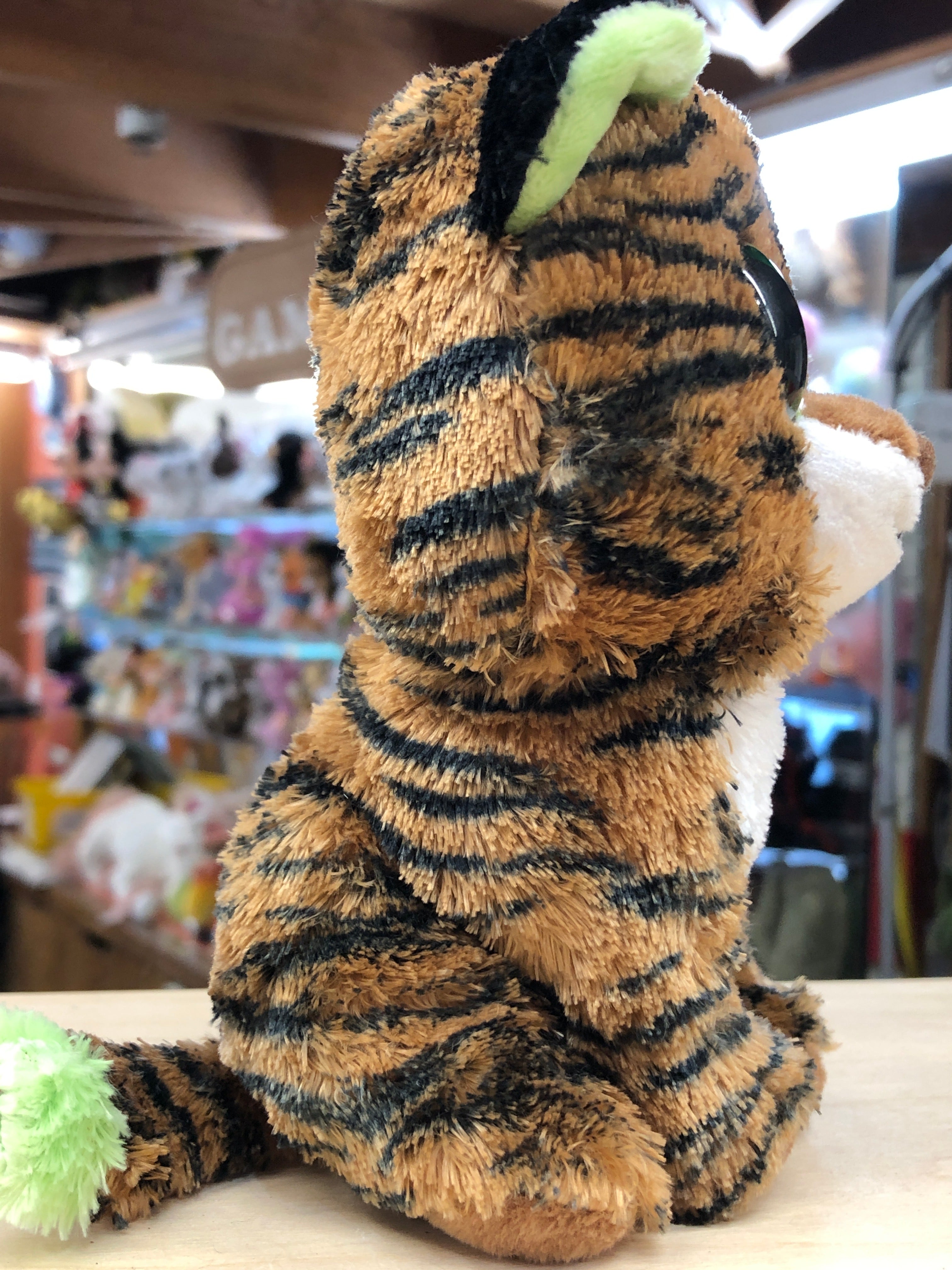 Ty Beanie Boo Tiggy Brown Striped Tiger Plush 6