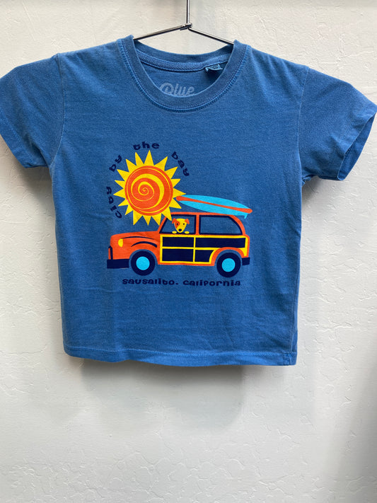 Sausalito Color Book Beach Toddler's Short Sleeve T Shirt