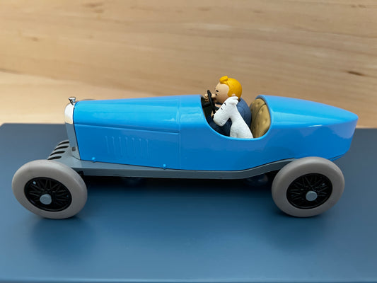 Tintin Blue Amilcar #38 From "Tintin in the Land of the Soviets" 1/24