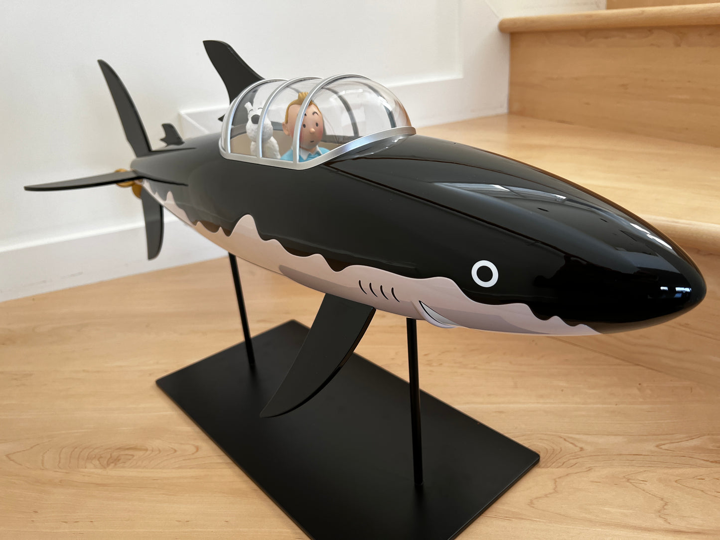 Tintin 77cm Submarine Shark From Red Rackham's Treasure Ref. 40029