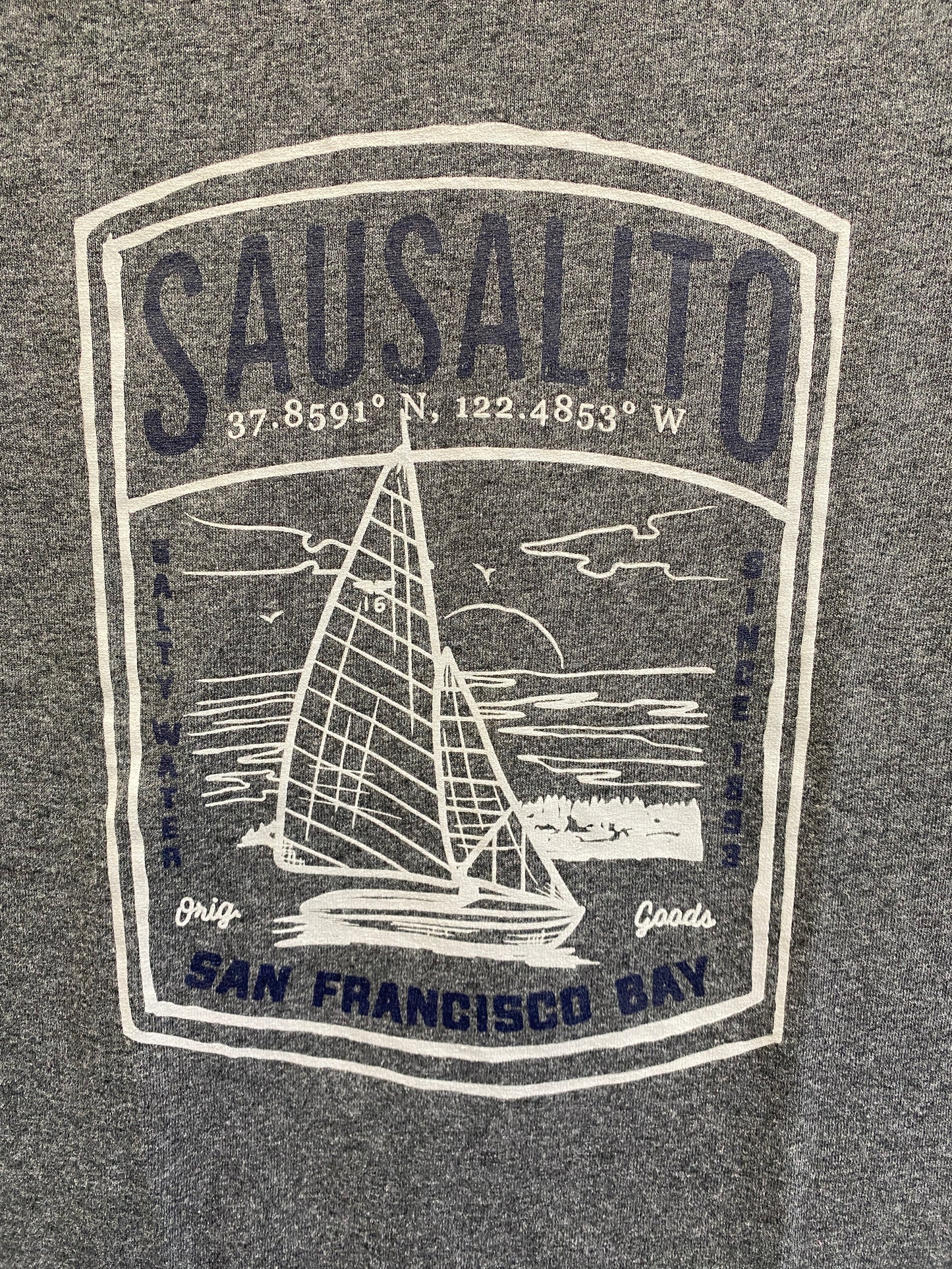 Classic Sailboat on SF Bay Unisex T Shirt