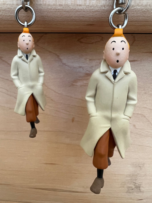 Tintin Trench Coat Keychain 5.5 cm or 8cm