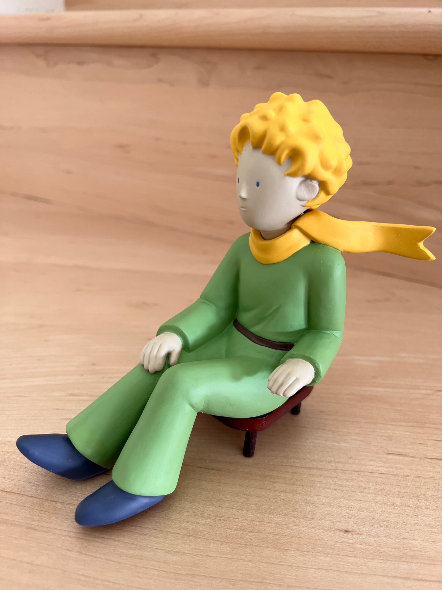 Le Petit Prince Sitting In Chair Resin Figure