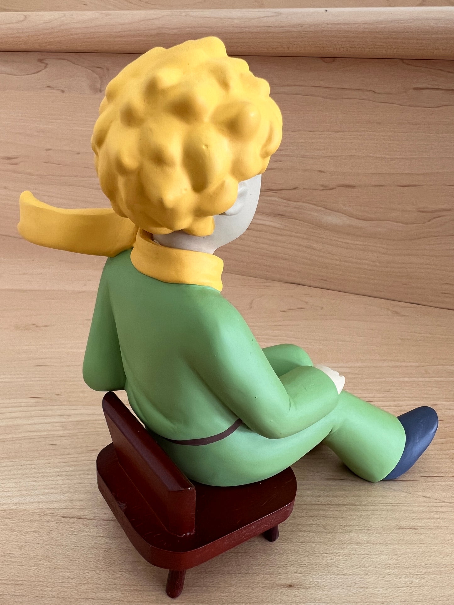 Le Petit Prince Sitting In Chair Resin Figure