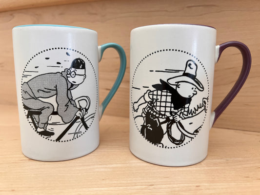 Tintin Mug Set, Blue Lotus and Tintin in America 2014