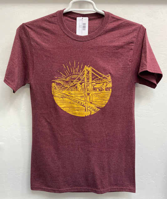 Sausalito Sun Circle Unisex Short Sleeve T Shirt