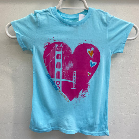 Cuteness Golden Gate Bridge Girls' Short Sleeve T Shirt